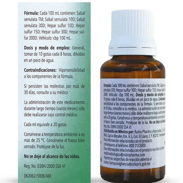 SABHEEL gotas HEEL 30ml - Imagen 2