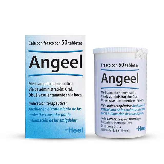 ANGEEL 50 tabletas HEEL (amigdalitis)