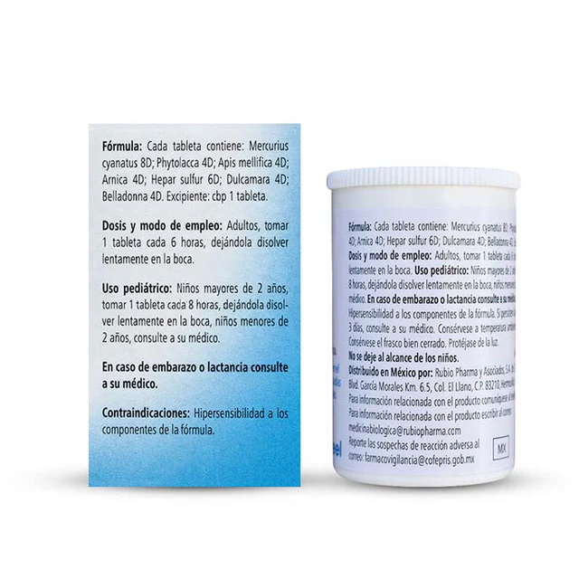 ANGEEL 50 tabletas HEEL (amigdalitis) - Imagen 2