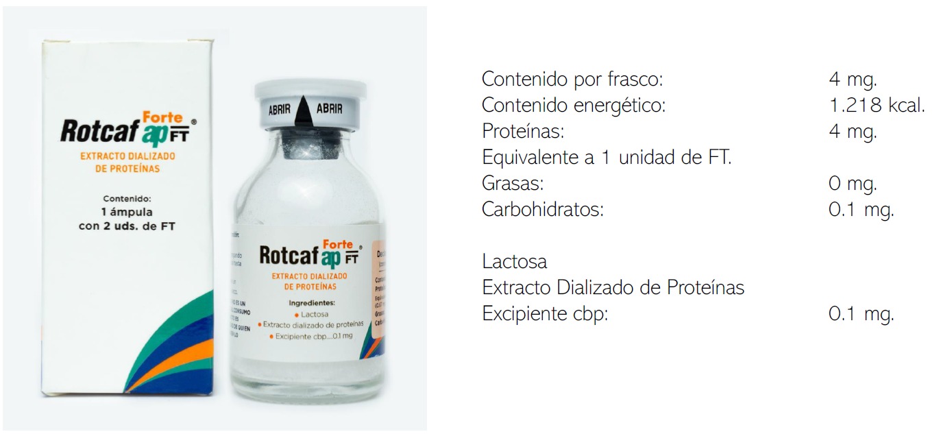 ROTCAF AP factor de transferencia de humano 3,6mg (sistema inmune) - Imagen 2