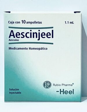 AESCINJEEL10 ampolletas solución inyectable HEEL