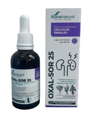 OXAL-SOR 25 suspensión 50ml (cálculos renales, Rompepiedras) Soria Natural Cad 3/27