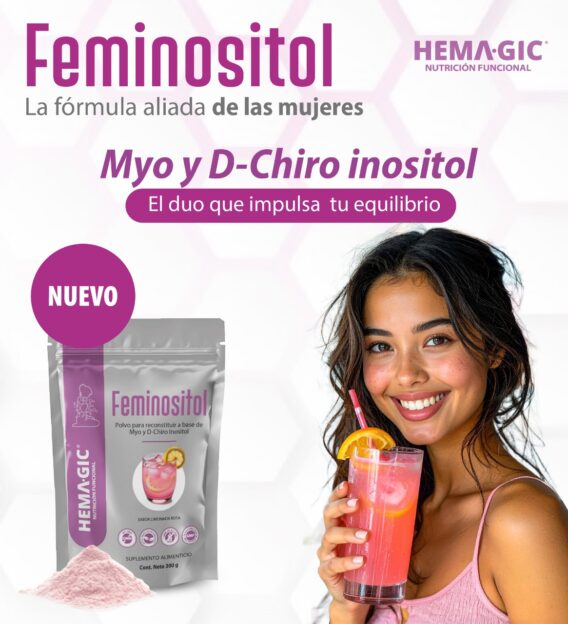 FEMINOSITOL 300g Myo y D-Chiro Inositol (ovario poliquistico)