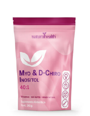 Myo & D-Chiro Inositol en Polvo Ratio 40:1 246g Naturalhealth