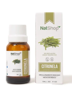 ACEITE ESENCIAL ORGÁNICO DE CITRONELLA 15ML NatShop