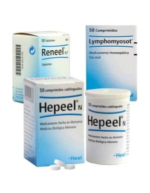 DETOX HEEEL con 50 tabletas (Renheel, Lymphomyosot, Hepeel)