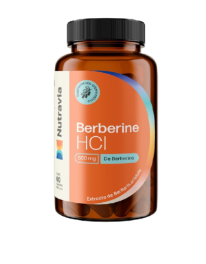Berberine 500mg Capsulas 60 cápsulas Nutravia (berberina)