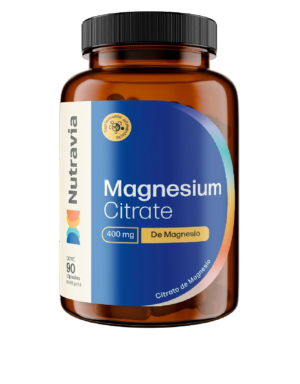 Magnesium Citrate (Citrato de Magnesio) 90 Cápsulas Nutravia