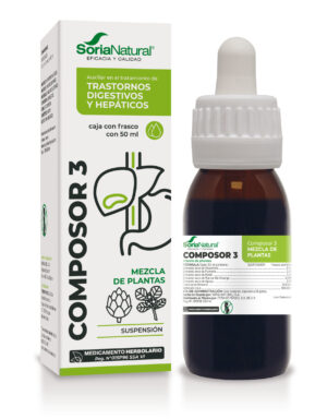 COMPOSOR 3 solución Soria Natural 50ml (trastornos digestivos y hepáticos) Cad 8/27