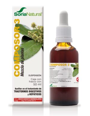 COMPOSOR 3 (trastornos hepáticos, hígado) 50ml Soria Natural Cad 8/27