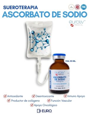 ASCORBATO DE SODIO (Vitamina C) IV 30ml