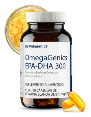 OMEGAGENICS® EPA-DHA 300 Sabor lima-limón 90 cápsulas