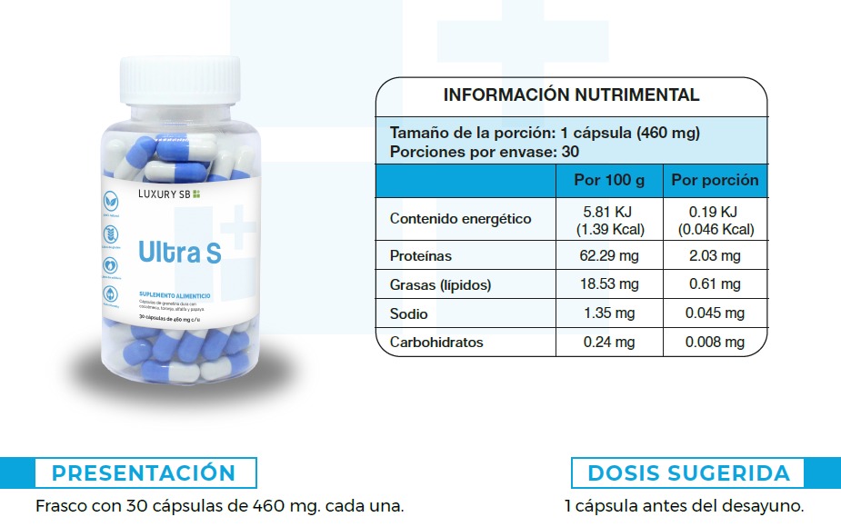 ULTRA S 30 cápsulas (control de peso) - Imagen 2